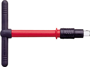 INTERCABLE TOOLS - Chiave a T con attacco A10 (3/8") componibile isolata 1000V