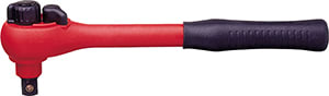 INTERCABLE TOOLS - Cricchetto reversibile attacco A10 (3/8") componibile isolato 1000V