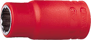 INTERCABLE TOOLS - Bussola isolata 1000V 3/8" - esagono 10