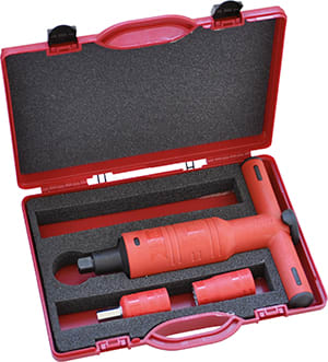 INTERCABLE TOOLS - Set chiave dinamometrica a T (20 Nm) 3/8" isolati 1000V