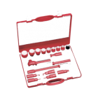 INTERCABLE TOOLS - Set chiave a crichetto Set Combi a T 1/2" isolati 1000V