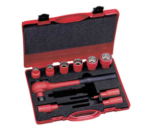 INTERCABLE TOOLS - Set utensili componibili Base Chiave a T 12,5 (1/2") isolati 1000V 1599005