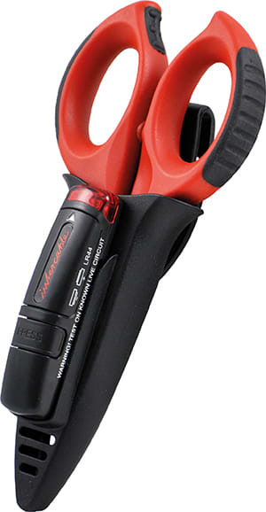 INTERCABLE TOOLS - Forbice F1 spella e tranciacavi con rilevatore di tensione e safetybox