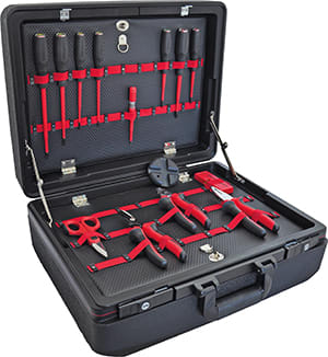 INTERCABLE TOOLS - Valigia in resina "EuroProfi" con utensili