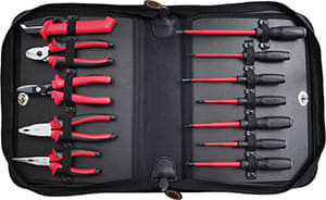 INTERCABLE TOOLS - Valigetta "EuroNorm" nera con utensili 19231