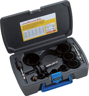 INTERCABLE TOOLS - Assortimento seghe a tazza HSS diametri 20-60mm