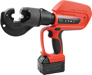 INTERCABLE TOOLS - Utensile oleodinamico a batteria per la compressione testa C 130 kN