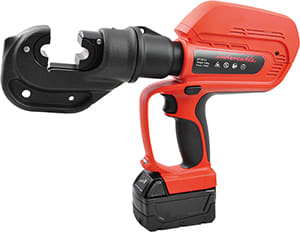 INTERCABLE TOOLS - Utensile oleodinamico a batteria per la compressione testa C larga 130 kN