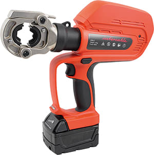 INTERCABLE TOOLS - Utensile oleodinamico a batteria per la compressione testa DIN 60 kN