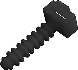 INTERCABLE TOOLS - Supporto nylon a vite foro 8 CTN0908