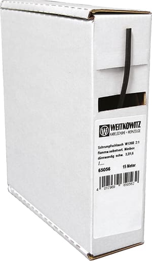 INTERCABLE TOOLS - Guaina termoretraibile 2:1 nero D1,2/0,6mm