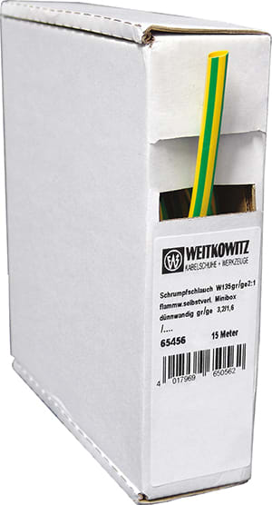 INTERCABLE TOOLS - Guaina termoretraibile 2:1 giallo-verde D1,2/0,6mm