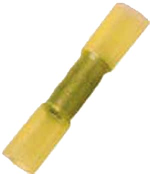 INTERCABLE TOOLS - Connettore testa-testa isolato termorestringente 0,1-0,4mm² giallo