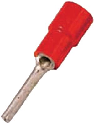 INTERCABLE TOOLS - Terminale puntale isolato DIN 46231, 10mm² rosso