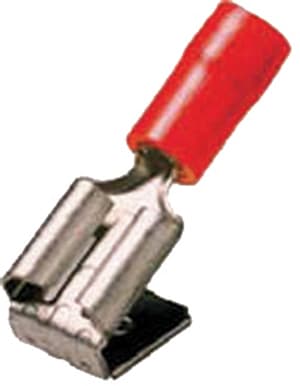 INTERCABLE TOOLS - Innesto maschio-femmina isolato 0,5-1mm² 6,3x0,8 rosso