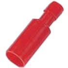 INTERCABLE TOOLS - Innesto cilindrico maschio tutto isolato 0,5-1mm² Ø4mm rosso, PA