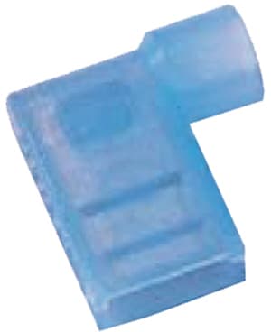 INTERCABLE TOOLS - Innesto femmina 90° tutto isolato 1,5-2,5mm², 6,3x0,8, blu, PA