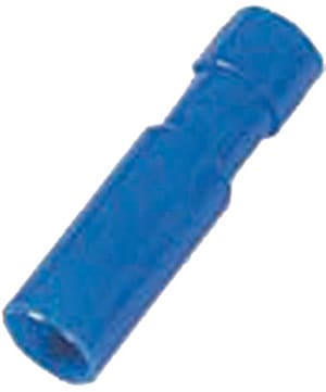INTERCABLE TOOLS - Innesto cilindrico femmina tutto isolato 1,5-2,5mm² Ø4mm blu, PA