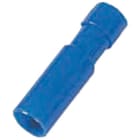 INTERCABLE TOOLS - Innesto cilindrico femmina tutto isolato 1,5-2,5mm² Ø4mm blu, PA