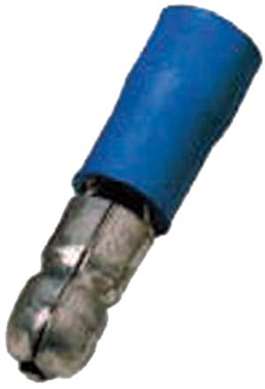 INTERCABLE TOOLS - Innesto cilindrico maschio isolato 1,5-2,5mm² Ø5mm blu