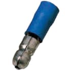 INTERCABLE TOOLS - Innesto cilindrico maschio isolato 1,5-2,5mm² Ø5mm blu