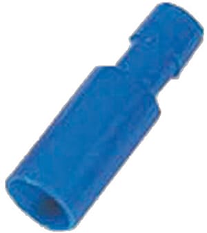 INTERCABLE TOOLS - Innesto cilindrico maschio tutto isolato 1,5-2,5mm² Ø4mm blu, PA