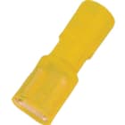 INTERCABLE TOOLS - Innesto femmina tutto isolato 4-6mm² 6,3x0,8 giallo, PA