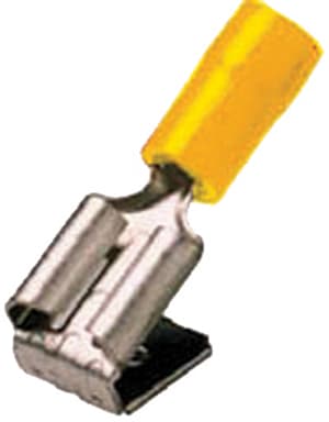 INTERCABLE TOOLS - Innesto masc.-femm. isolato 4-6mm² 6,3x0,8 giallo