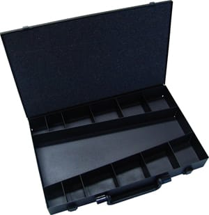 INTERCABLE TOOLS - CASSA VUOTA IN METALLO 13 SCOMPARTI 50X4