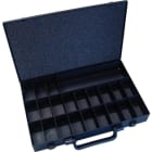 INTERCABLE TOOLS - Cassa vuota in metallo 22 scomparti 50x370x235mm con maniglia