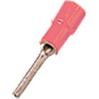 INTERCABLE TOOLS - Terminale isolato PC rosso puntale piatto L12mm