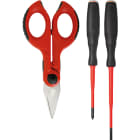 INTERCABLE TOOLS - Set Forbice F1 spella e tranciacavi con giraviti isolati 1000V