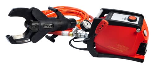 INTERCABLE TOOLS - Dispositivo oleodinamico tranciacavi isolato a batteria D120mm con apertura frontale