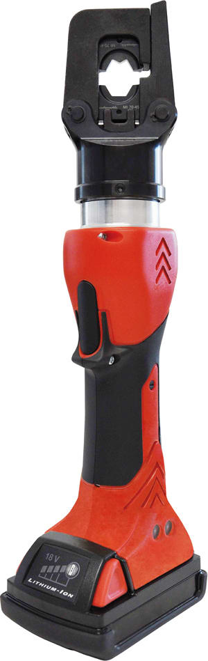 INTERCABLE TOOLS - Utensile oleodinamico a batteria STILO per la compressione 45 kN