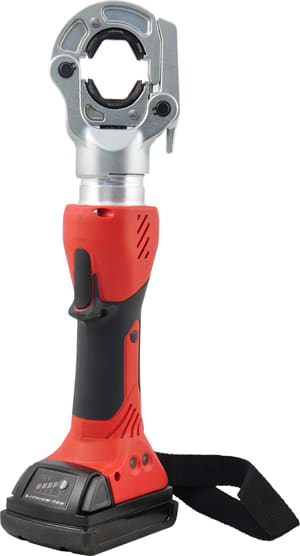 INTERCABLE TOOLS - Utensile oleodinamico a batteria STILO per la compressione 50 kN con matrici esaginali