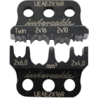 INTERCABLE TOOLS - COPP. MATRICE PER TERM. BUSSOLA DOPPI 2X