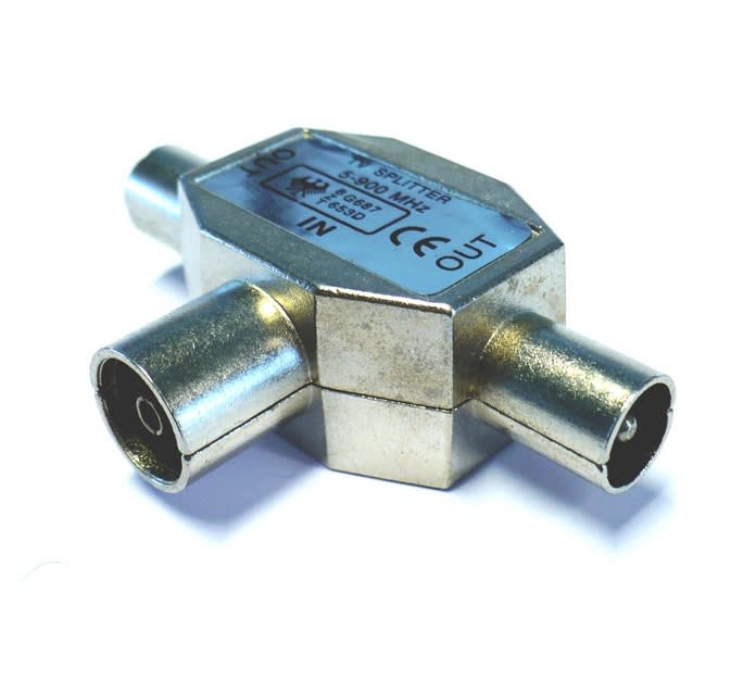 ITALIANA CONDUTTORI - DIVISORE TV 2 VIE IEC SCHERMATO 85 DB TV2VS