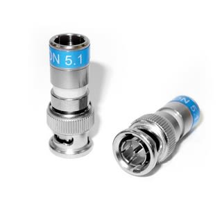 ITALIANA CONDUTTORI - CONNETTORE COMPRESSIONE BNC M56CX3 5.1 ( BNCC703