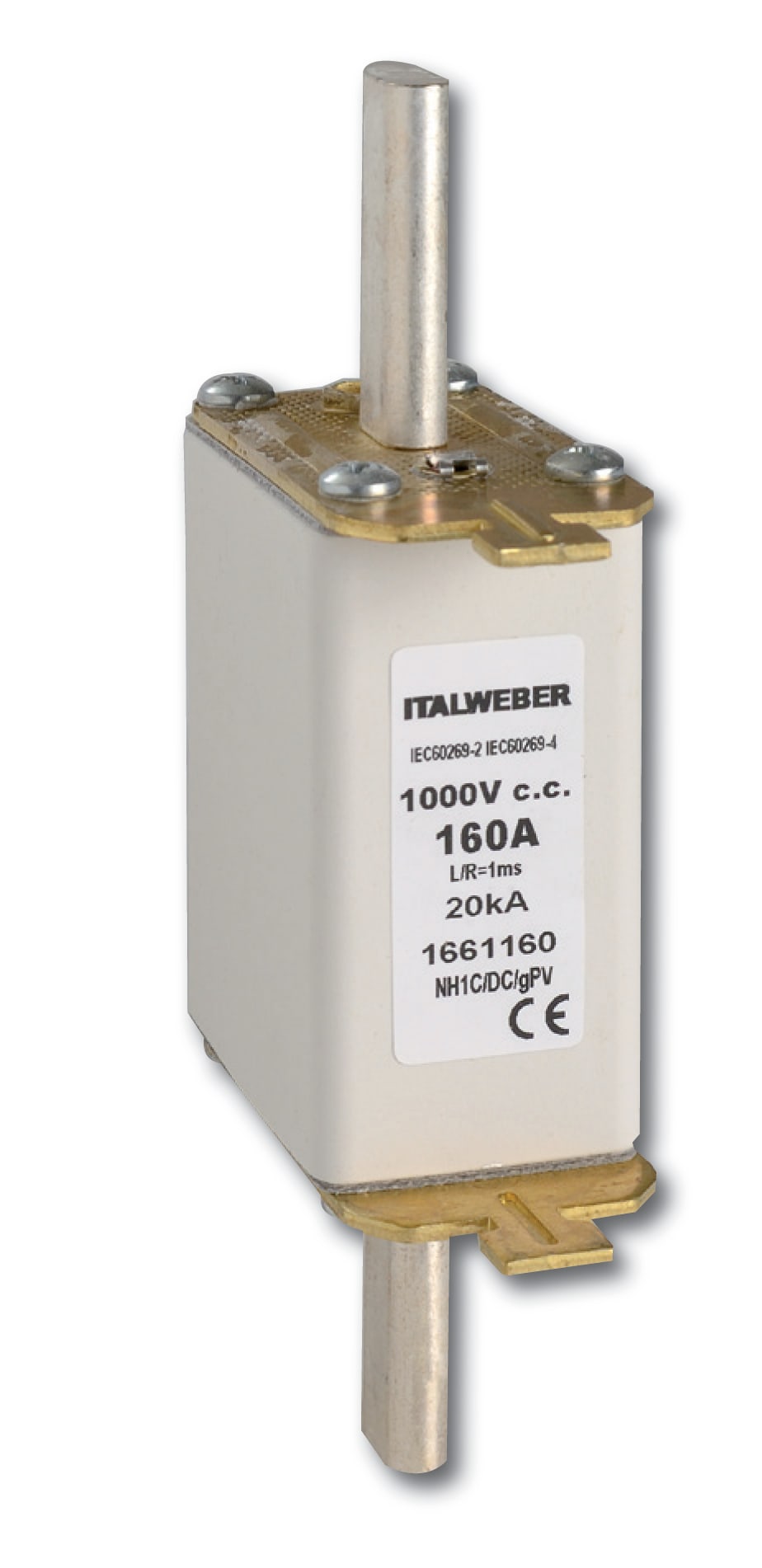 ITALWEBER - FUS NH0 GPV 100A 1000VD.C