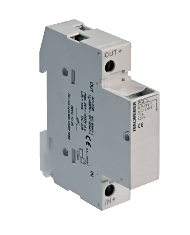 ITALWEBER - PORTAF SEZ.PCF 1X31 20A 400V 2351031