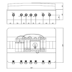 ITALWEBER - QUADRO DI CAMPO 2 STRINGHE 1 USCITA