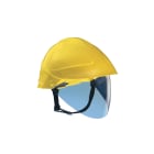 ITALWEBER - CASCO GIALLO CON VISIERA INCORPORAT