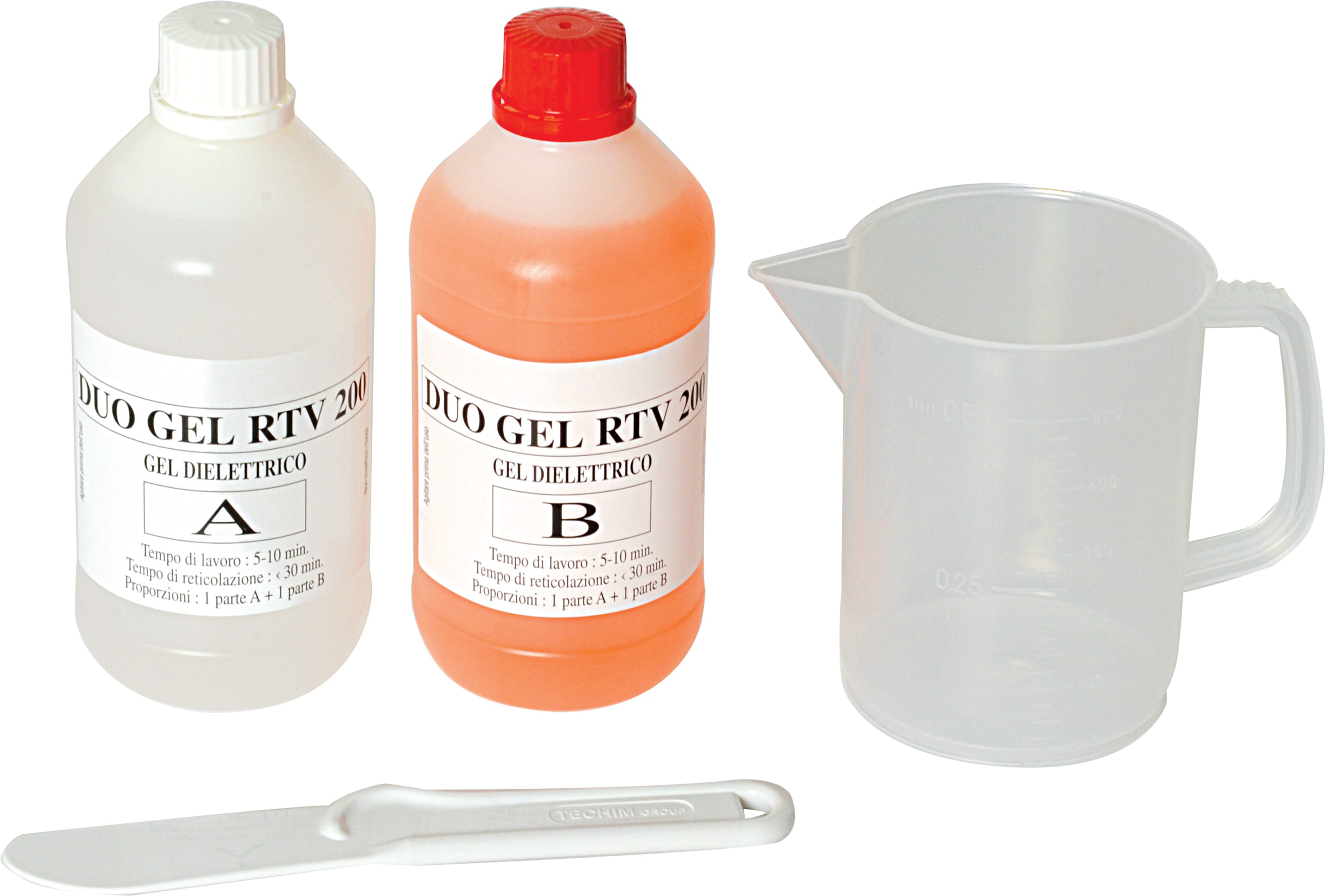 ITALWEBER - GEL BICOMP. DA 1L( 2 FLACONI 0.5L) SICGEL-DUO500