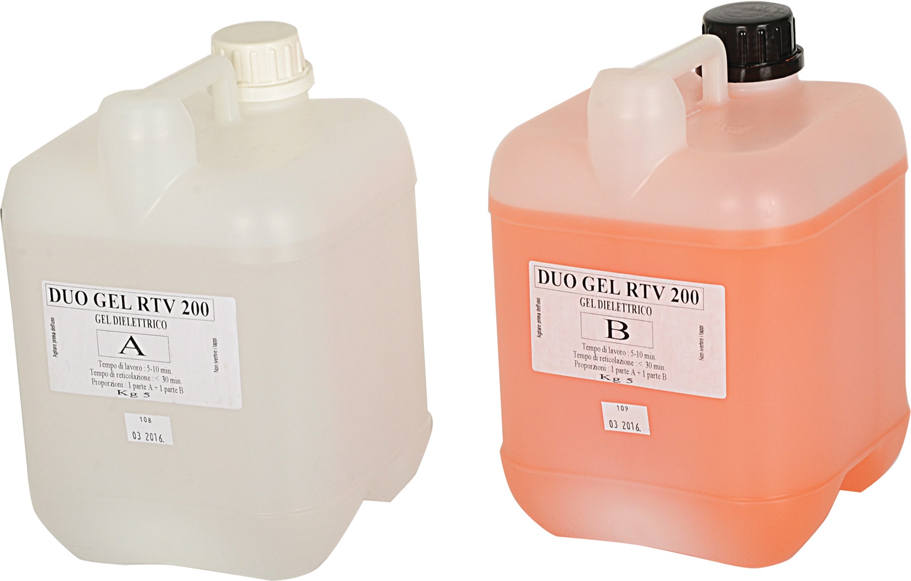 ITALWEBER - GEL BICOMP. DA 10L( 2 FLACONI 5L)