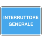 ITALWEBER - CART.200X150MM INTERRUTTORE GENERAL