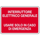 ITALWEBER - CART.200X150MM INT.EL.GEN.SOLO EMER