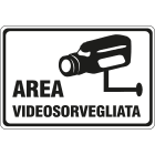 ITALWEBER - CART.300X200MM AREA VIDEOSORVEGLIAT 6CR1414-A