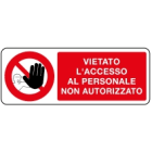 ITALWEBER - CART.DIVIETO F.TO MM 330X125