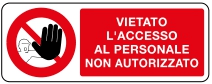 ITALWEBER - CART.DIVIETO F.TO MM 330X125