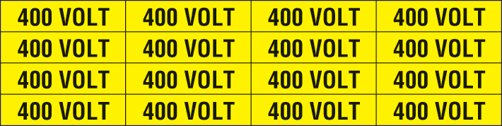 ITALWEBER - CF.10F ETICH. TENS. 400V 60X15 (16 X F) 6ET2342